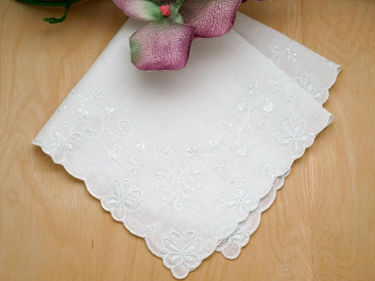 Blossom Lace Handkerchief