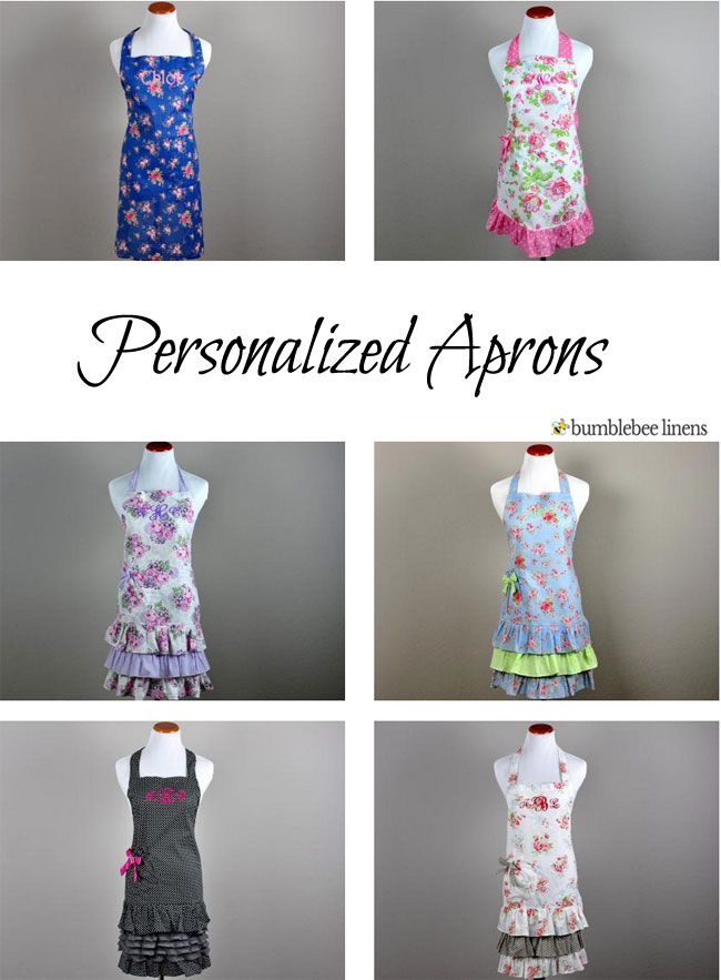 cute custom aprons