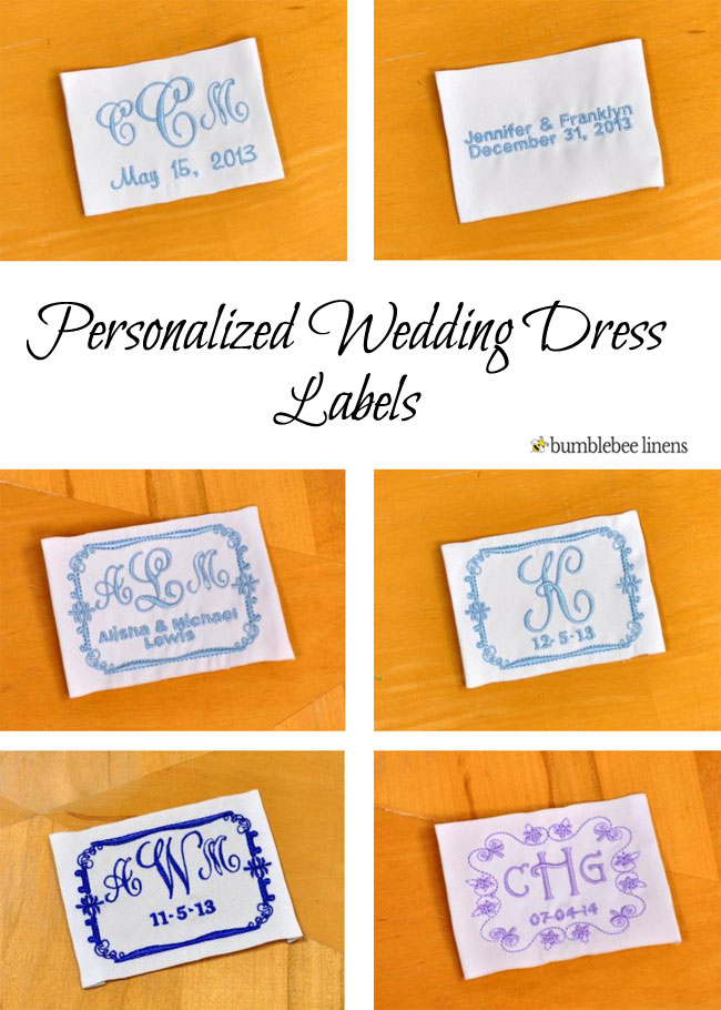 Personalized Dress & Suit Labels