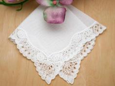 Sunshine German Guipure Lace Ladies Handkerchief