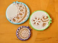 Doily Hoop Art