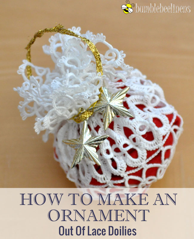 Making An Ornament Out Of Doilies