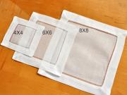 1 Dozen Small White Hemstitched Linen Cocktail Napkins