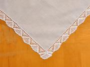 Set of 3 Scalloped Fan Lace Wedding Handkerchiefs
