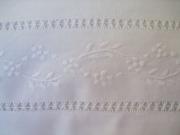 Pair of Cotton Pillowcases with a Floral Vine Design