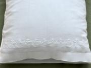 Pair of Cotton Pillowcases with Fleur De Lis