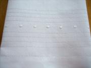 Set of 4 Linen Hand Towels with Dot and Stripes