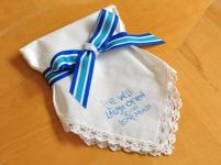 Stamped Hankie Favor