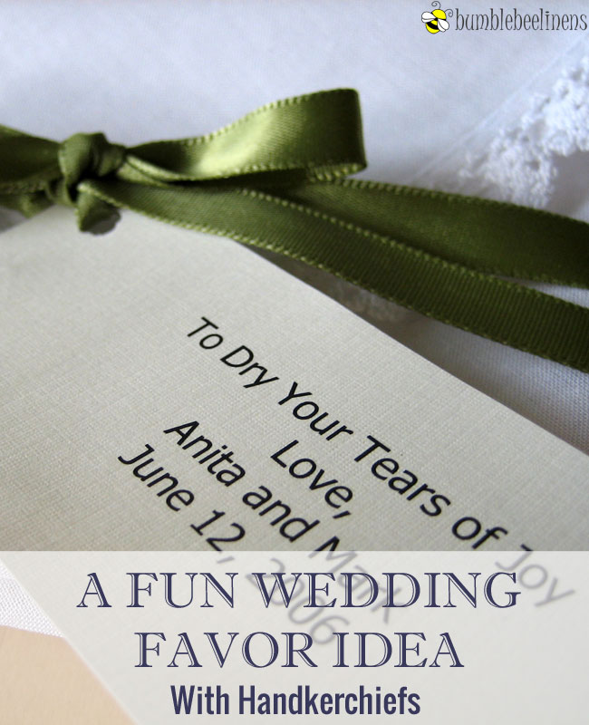 Folding and Presenting Your Wedding Handkerchief
