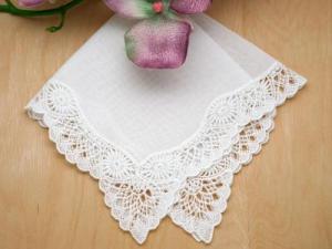 Sunshine German Guipure Lace Ladies Handkerchief