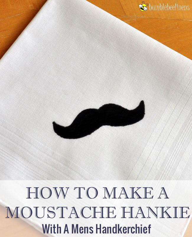 How To Make A Moustache Mens Handkerchief