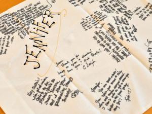 Making a Personalized Signature Pillowcase