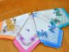 Set of 4 Vintage Inspired Retro Floral Print Hankies