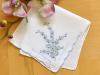 Set of 3 Bluebell Embroidered Handkerchiefs