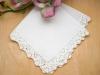 Set of 3 Butterfly Crochet Lace Wedding Handkerchiefs