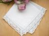 Set of 3 Honeycomb Crochet Lace Ladies Handkerchiefs