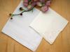 Bride and Groom Wedding Handkerchief Set with Battenburg Lace