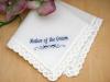 Mother of the Groom Personalized Handkerchief - Font I