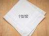 Mens Personalized In Memory Of Hankie w/ Cross Font H