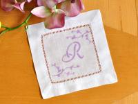 Stenciled Cocktail Napkins