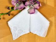 'Mothers' Set Wedding Handkerchief Set with Battenburg Lace