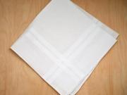 Set of 3 Fine Woven Mens Handkerchiefs with Bold Stripes