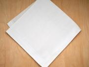Set of 3 Fine Woven Mens Handkerchiefs with Satin Band