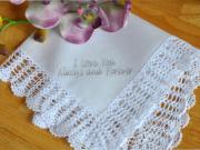 Personalized Two Lines of Your Choice Hankie - Font G