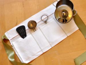 Making a Linen Towel Toddler Apron
