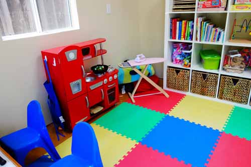 Play Kitchen in Playhouse