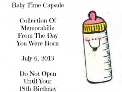 Baby Time Capsule