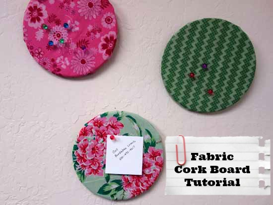 How To Make A Cute Fabric Cork Board - Bumblebee Linens