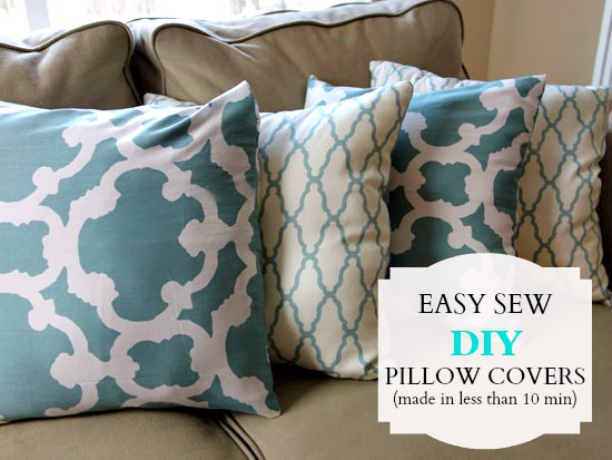 How to Make Cushion Covers - DIY Envelope Cover 10 Mins