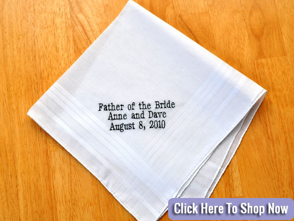 Father Of The Bride Hankie