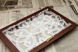 DIY Lace Jewelry Holder Tutorial - Bumblebee Linens