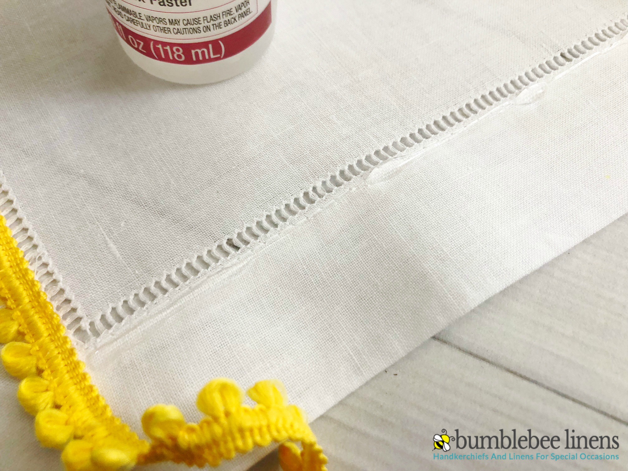 Learn how to Make No Sew Placemats to add a little color to your dinner table.