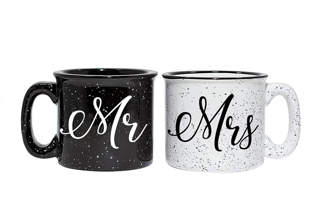 A Grey&pinkjumway Mr And Mrs Coffee Mugs - Wedding Gifts For Bride And  Groom - Gifts For Bridal Shower Engagement Wedding And Married Couples  Annivers | Fruugo KR