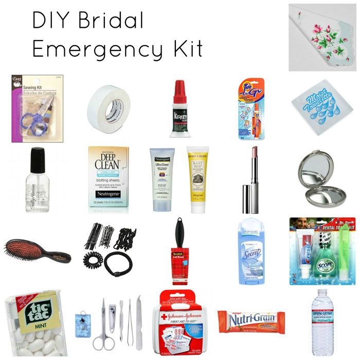 Bridal Emergency Kit Checklist