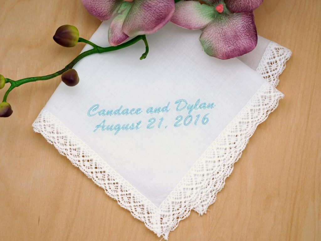 wedding handkerchiefs