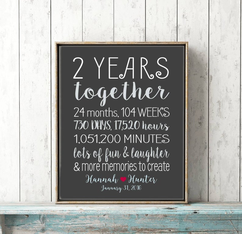 2 year anniversary ideas best sale for boyfriend