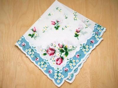 Vintage Inspired Heavenly Print Hankie