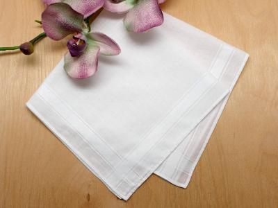 Set of 3 Wide Band Ladies Handkerchiefs