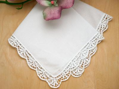 English Garden Lace Ladies Handkerchief