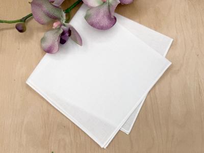 German Ladies Plain Linen Handkerchief