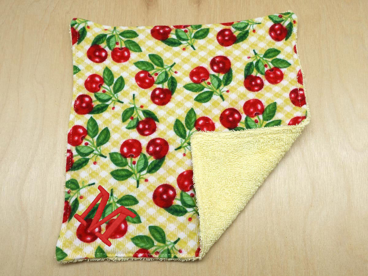 Yellow Cherry Kitchen and Dish Towel