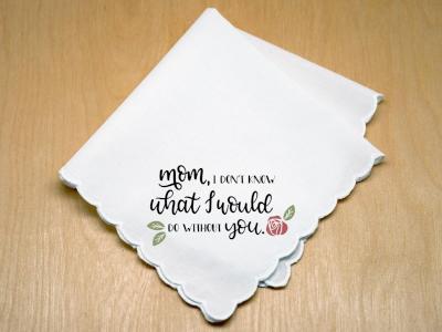 Mothers Indispensable Love Print Handkerchief
