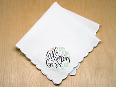 Mothers Triple Crown Award Print Handkerchief