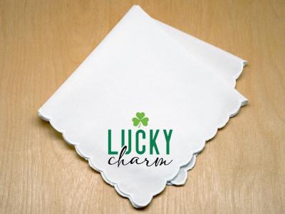 St Patrick Lucky Charm Print Hankie