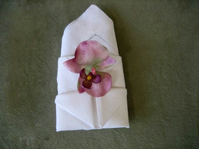 Bishop Hat Napkin Fold