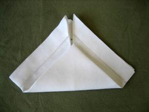 Bishops Hat Napkin Folding Style